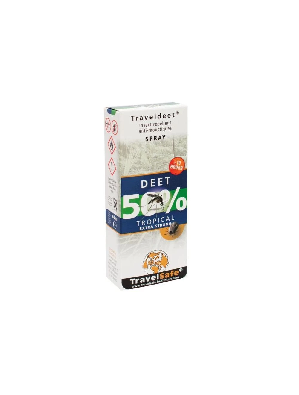 Travel Deet 50% Spray Uit Het Travelsafe Insectwering Assortiment 3 Travel Deet 50% Spray Uit Het Travelsafe Insectwering Assortiment - Afbeelding 3