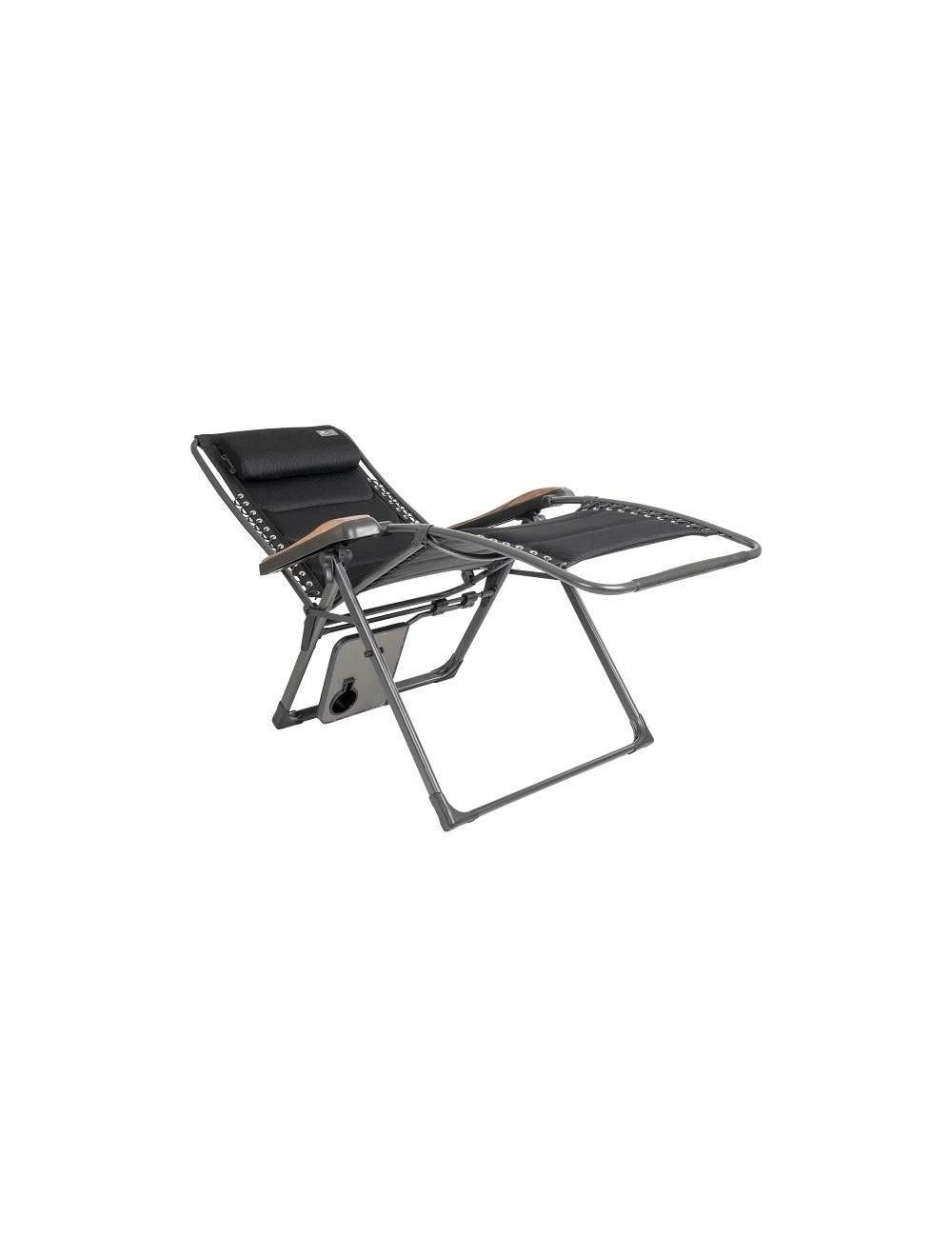 Bardani Riposo Alu 3D Comfort Met Sidetable Zebra Black Uit Het Bardani Kampeerstoelen Assortiment - Afbeelding 5