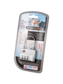 Travesafe Cijferslot Met Kabel TSA Uit Het Travelsafe Reisbenodigdheden Assortiment