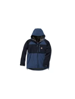 Force Hooded Jacket Dark Blue/Navy Uit Het CarharttĀ® Werkjassen Assortiment