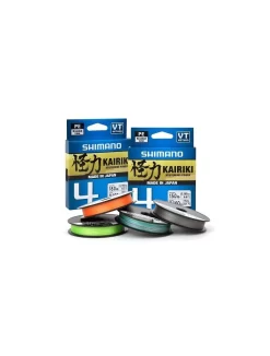 Shimano Line Kairiki 4 150m 0.23mm 18.6kg Steel Gray Uit Het Shimano Lijnen Assortiment