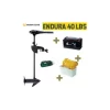 Minn Kota Endura 40 Fluistermotor Complete Set Uit Het Minn Kota Elektrische Buitenboordmotor Assortiment
