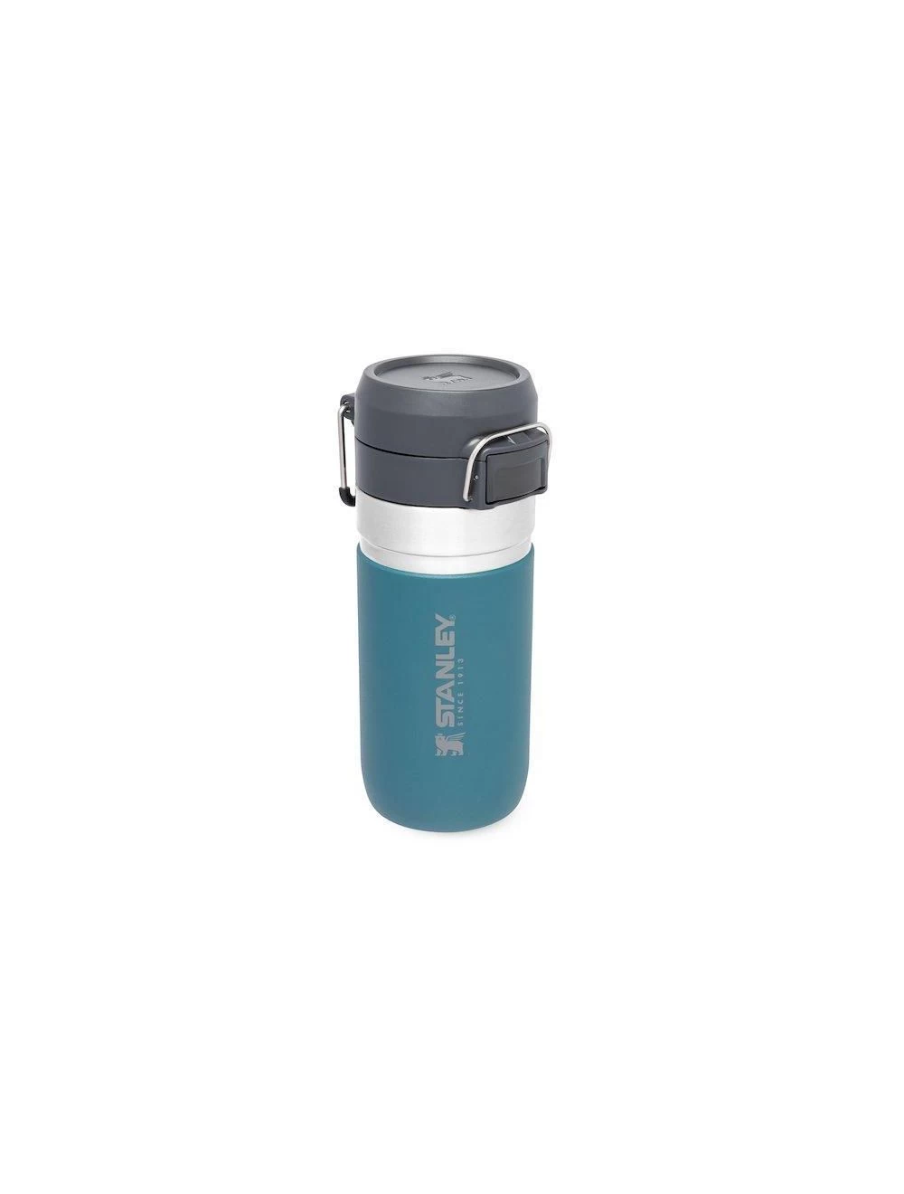 The Quick Flip GO Water Bottle 0,47L Lagoon Uit Het Stanley Drinkflessen Assortiment 1 The Quick Flip GO Water Bottle 0,47L Lagoon Uit Het Stanley Drinkflessen Assortiment