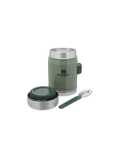 The Legendary Food Jar En Spork 0,4L Hammertone Green Uit Het Stanley Thermosflessen Assortiment -Outdoor Verkoop 1211436The Legendary Food Jar en Spork 0 4L Hammertone Green 2 1