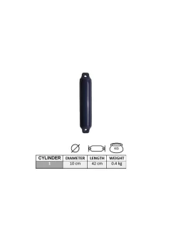 Stootwil Comet Maat 1 Navy Ø10cm L=42cm Uit Het Majoni Stootwillen Assortiment