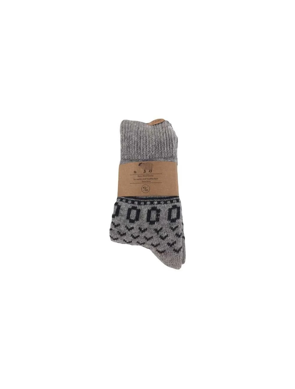 Boru Wollen Warme Sokken Grijs Uit Het 0 Sokken Assortiment 2 Boru Wollen Warme Sokken Grijs Uit Het 0 Sokken Assortiment - Afbeelding 2