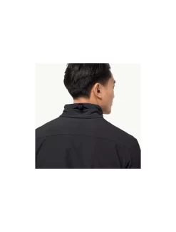 Softshell Crestview Zwart Uit Het Jack Wolfskin Fleece & Softshell Assortiment -Outdoor Verkoop 2088452Softshell Crestview Zwart 2