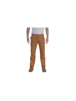 Steel Double Front Pant Carhartt® Brown Lengte 32 Uit Het Carhartt® Werkbroeken Assortiment
