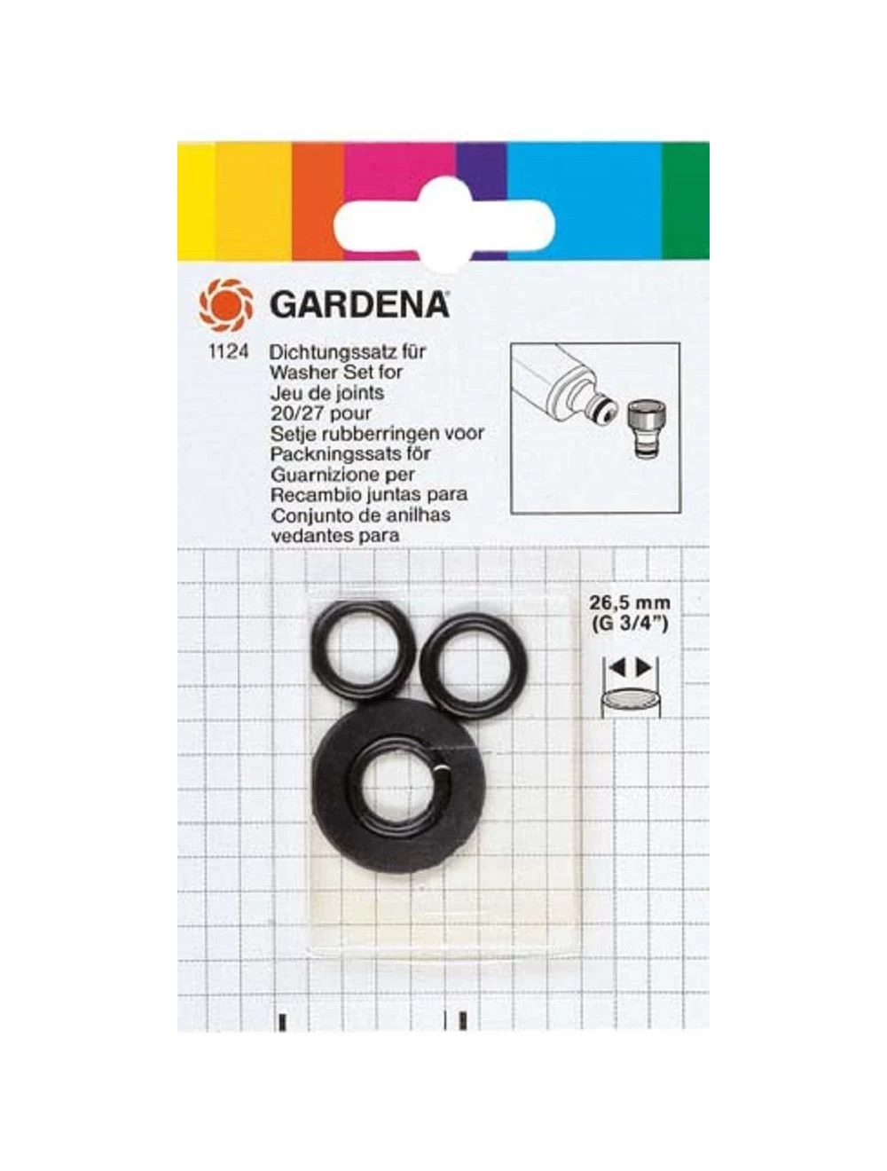 Gardena Set Rubberringen 3/4inch Uit Het Gardena Accessoires Water Technisch Assortiment 1 Gardena Set Rubberringen 3/4inch Uit Het Gardena Accessoires Water Technisch Assortiment