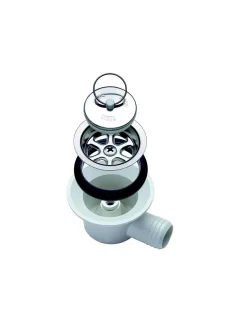 Sifon Haaks.afvplg+stop 25mm Uit Het Gimeg Afvoerpluggen Assortiment