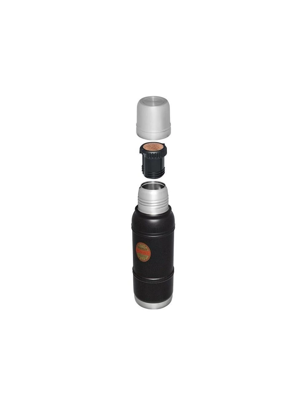 The Milestones Thermal Bottle 1.0L 1920 Black Patina Uit Het Stanley Thermosflessen Assortiment 2 The Milestones Thermal Bottle 1.0L 1920 Black Patina Uit Het Stanley Thermosflessen Assortiment - Afbeelding 2