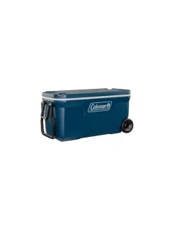 Koelbox Cooler Extreme 100QT Met Wielen Blauw Uit Het Coleman Koelbox Assortiment