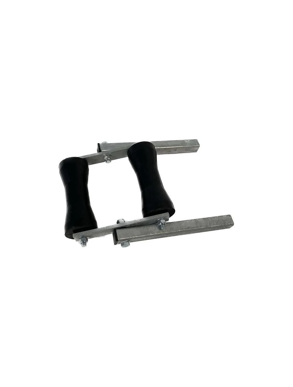 Rollenset / Rollenwip 2 Delig – 2 Rubberen Kielrollen Op Koker 30x30x300 Uit Het RDW Trailer Onderdelen Assortiment 1 Rollenset / Rollenwip 2 Delig – 2 Rubberen Kielrollen Op Koker 30x30x300 Uit Het RDW Trailer Onderdelen Assortiment