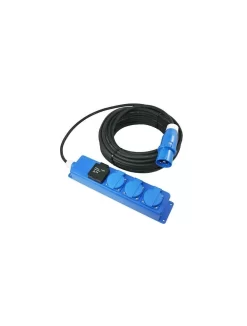 Quatro-unit + USB Socket + 20m Npr 3x1.5mm² Uit Het Haba Kabels En Stekkers Assortiment